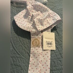 The Beaufort Bonnet Company Pink and White Kids Hat